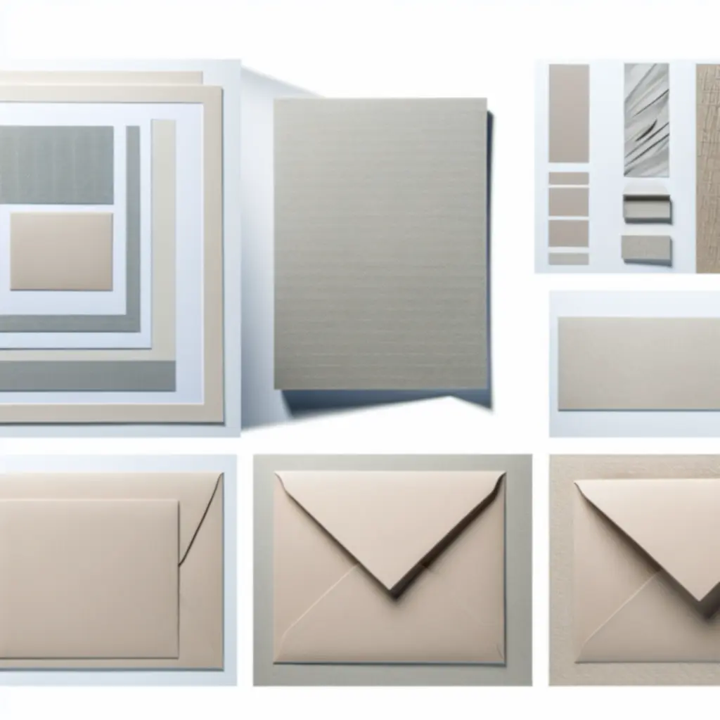 Különböző papír- és csomagolótermékek rendezetten elhelyezve