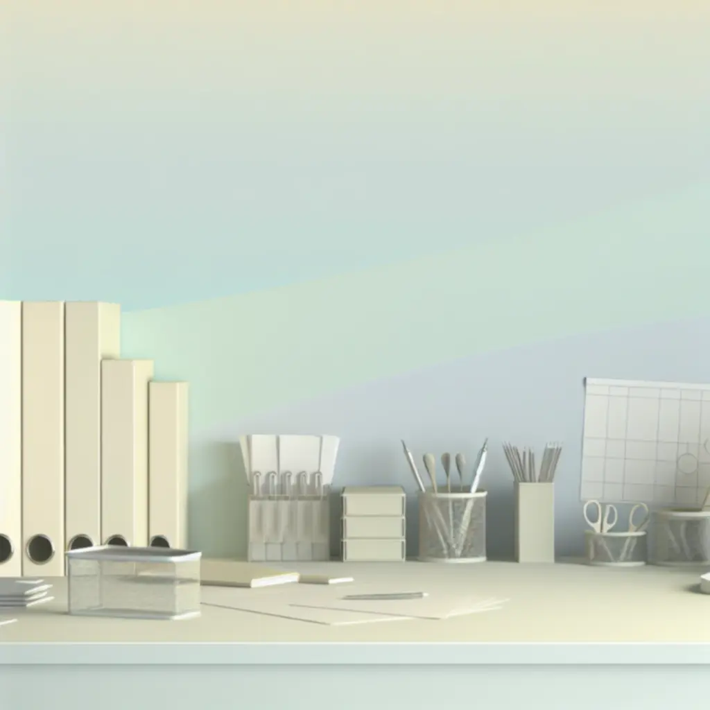 Rendezett íróasztal irodaszerekkel – Papermarkeet irodaszer kínálat